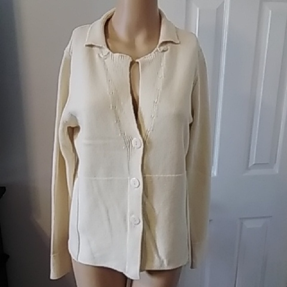 Chic Cream Women's Cardigan